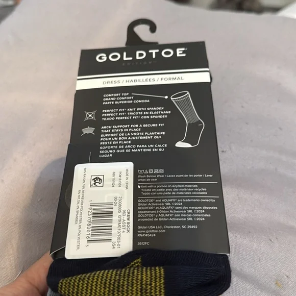 Gold Toe Blue and Gray Casual Socks Set - Picture 8 of 9